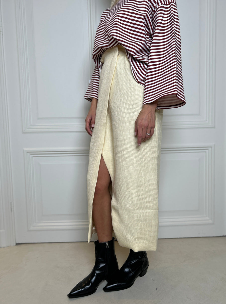 Plain Weave Wrap Skirt