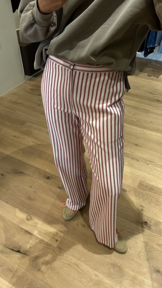 PASCALE RED CLAY STRIPE