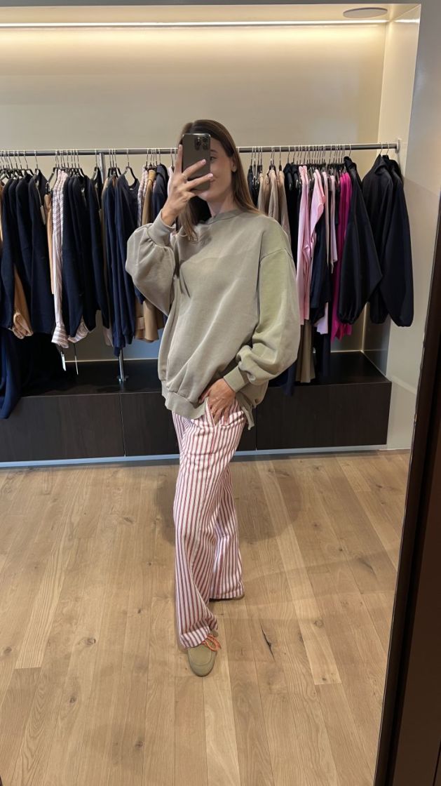 PASCALE RED CLAY STRIPE